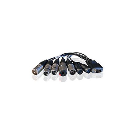 RME Analog Breakout Cable, balanced (BO9632-XLRMKH) Sub-D 15-pin to 4 x XLR Analog, 2 x MIDI, 1 x Phones for HDSP 9632 and HDSPe AIO