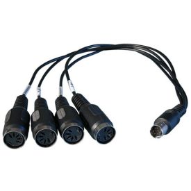   RME MIDI Breakout Cable (BOHDSP9652-MIDI) Mini-DIN to 4 x MIDI for HDSP(e) RayDAT/9652/AES/AES-32/MADI and Fireface 400/UC/UCX