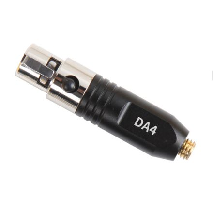 Deity DA4 Microdot Adapter for W.Lav series Black