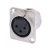 Neutrik NC3FDL1 beépíthető XLR mama