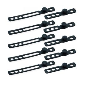 Radius RAD Cable Straps, Black (10-Pack)
