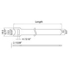 PennElcom Cable tie, 200x13mm, red