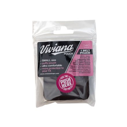 Viviana Belt Puffy Pouch Medium Black