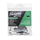 Viviana "Fur For Lav" rectangular shape, black color