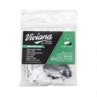 Viviana "Fur For Lav" rectangular shape, black and white colors