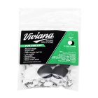 Viviana "Fur For Lav" round shape, black and white colors