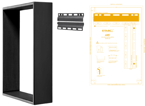 PMC Ci45 On Wall Kit black