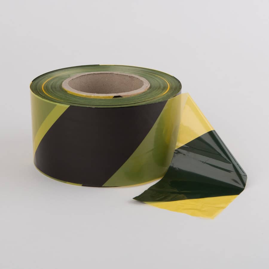 MagTape jelzőszalag, 75 mm x 500 m, sárga-fekete