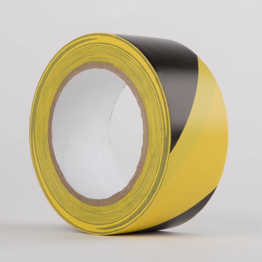 MagTape veszélyt jelző öntapadós szalag   50 mm x 33 m   sárga-fekete