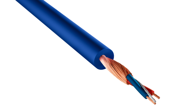 Syntax microphone cable, blue