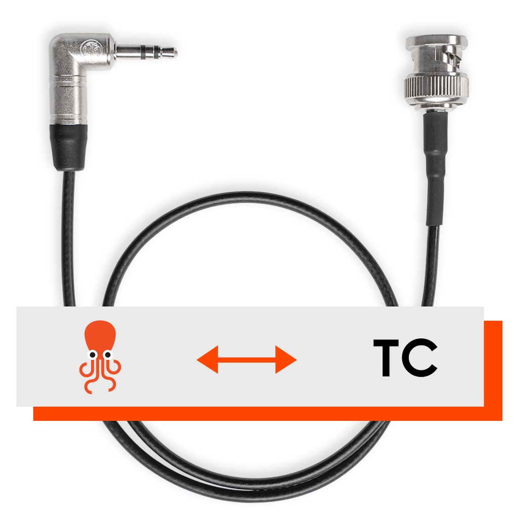 Tentacle to Straight BNC – Timecode Cable