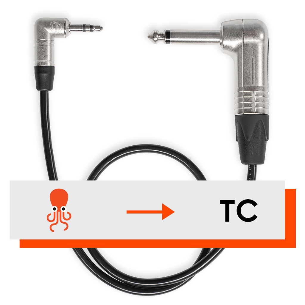 Tentacle to 6.3 mm Jack 90° – Timecode Cable