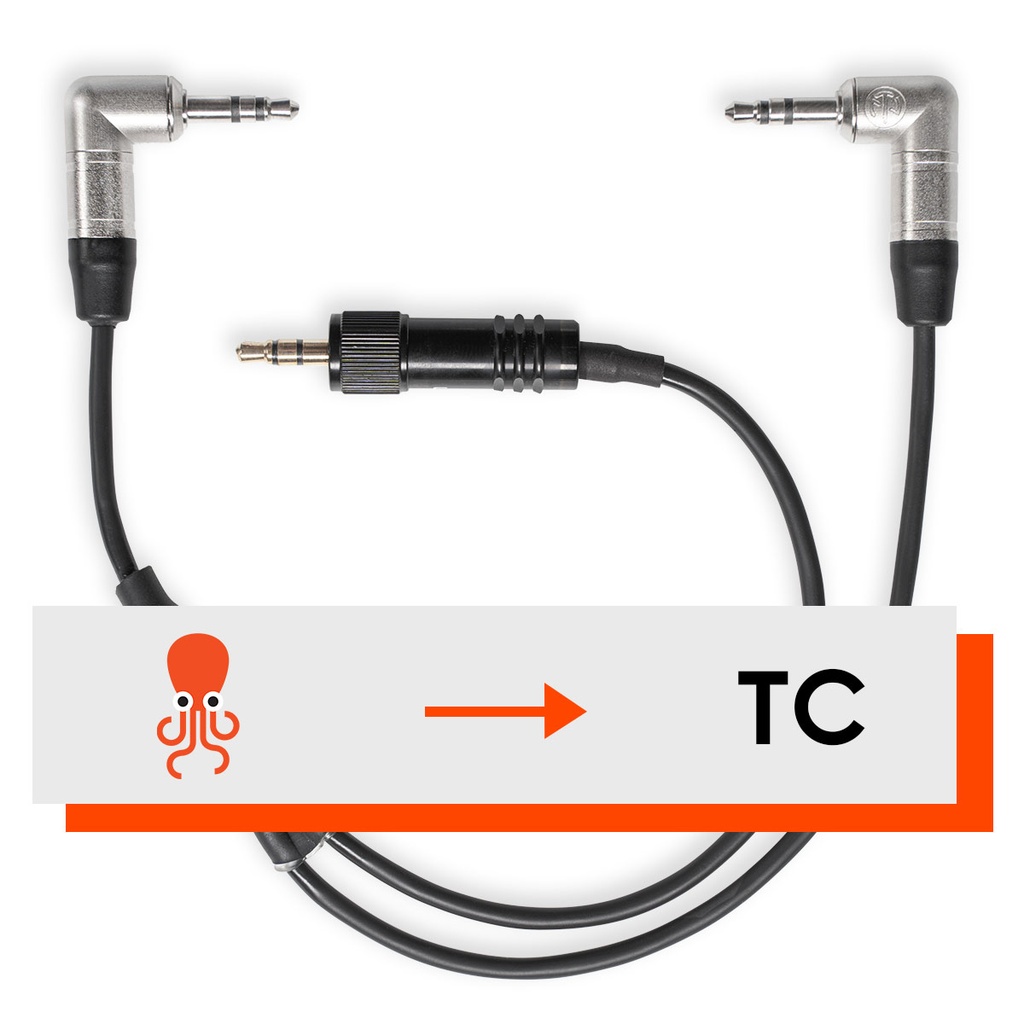 Tentacle Timecode & Bodypack Receiver to Camera Y-Cable