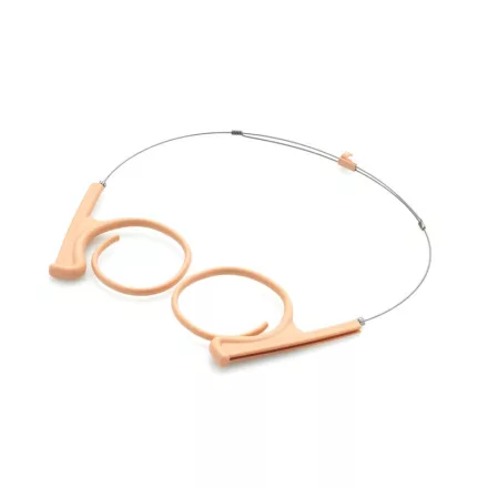 DPA Dual Headset Mount for Headset, Beige, Small