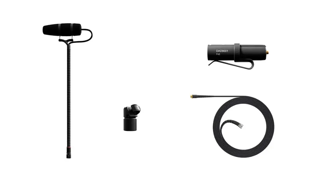 DPA 4099 CORE+ Mic, Loud SPL with Mic Stand Mount 3/8" and 5/8" thread