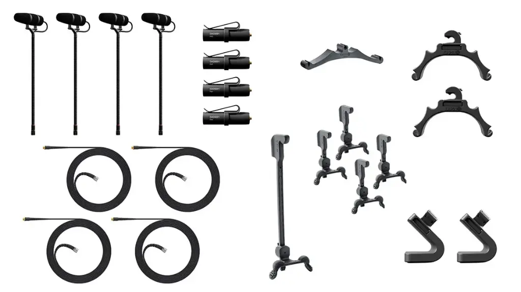 DPA 4099 CORE+ Classic Touring Kit, 4 Mics and accessories, Loud SPL