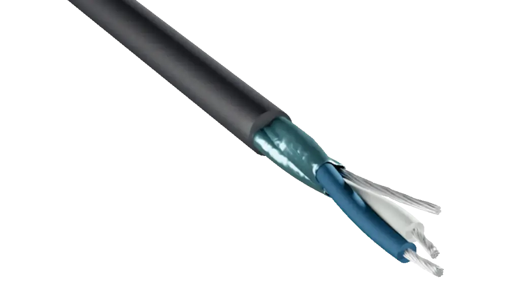 Syntax AUDIO INSTALLATION DIGITAL CABLE (2 x 0.22 + DRAIN + ALU/FOIL SCREEN - BLUE PVC)