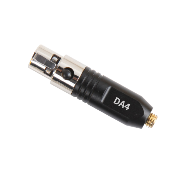 Deity DA4 Microdot Adapter for W.Lav series Black