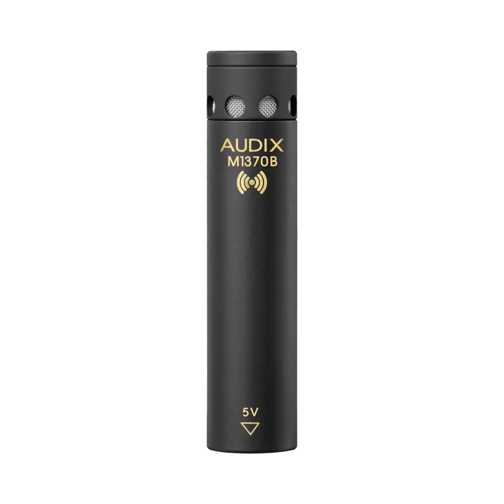 Audix MIC, COND, WRLS, 12MM CARD CAPS, BLK,