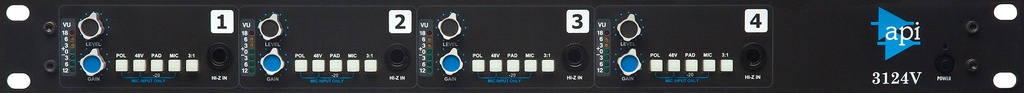 API 3124V 2-Channel Mic Preamp