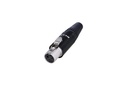 REAN RT3FCB 3 pólusú TINY XLR aljzat egyenes, lengő